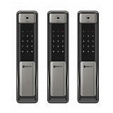 Solity GSP-2000BK Dark Silver, электронный биометрический дверной замок со сканером отпечатка пальца
