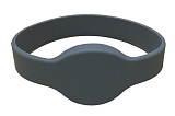 Силиконовый RFID браслет MIFARE (OVAL) СЕРЫЙ, D-65mm, без застежки