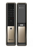 Solity GP-6000BAK Champagne Gold, электронный биометрический дверной замок с распознаванием лиц и отпечатков пальцев