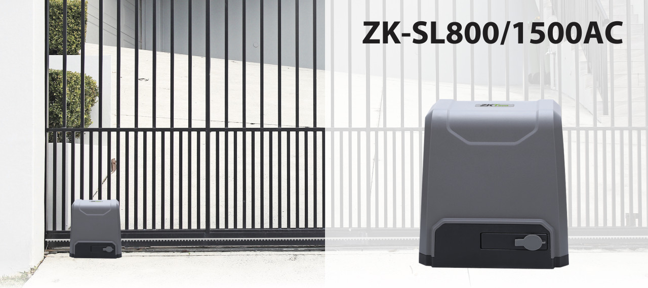 ZK-SL800/1500AC - серия электроприводов для откатных ворот от бренда ZKTeco