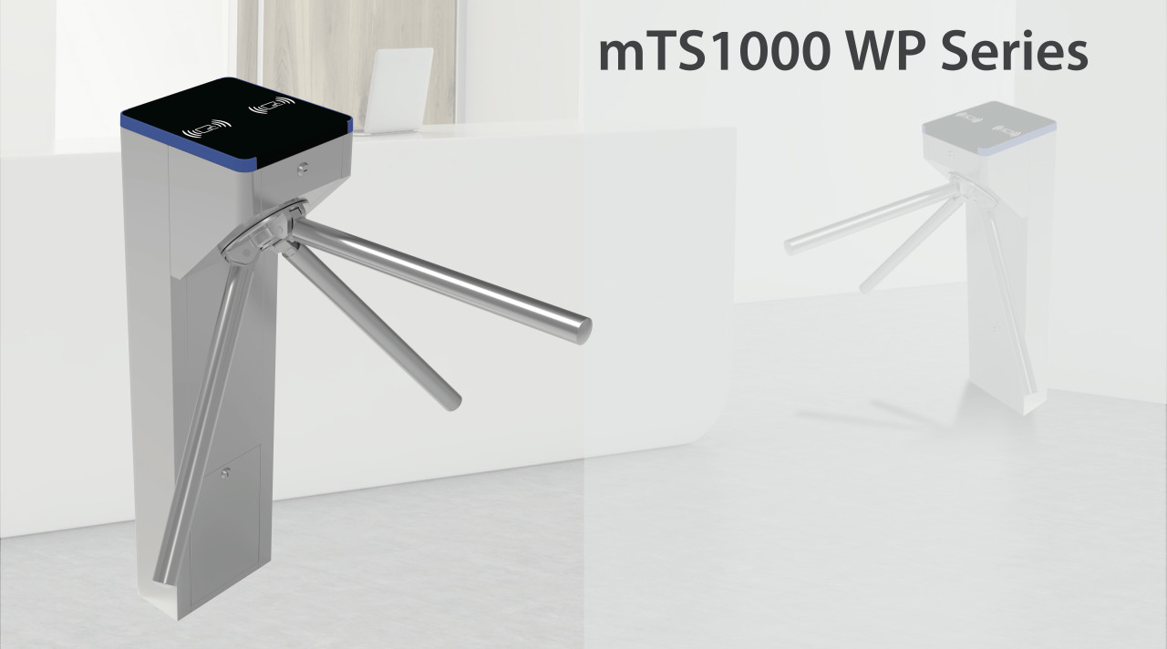 Новая бюджетная модель турникета трипода mTS1000 WP от ZKTeco