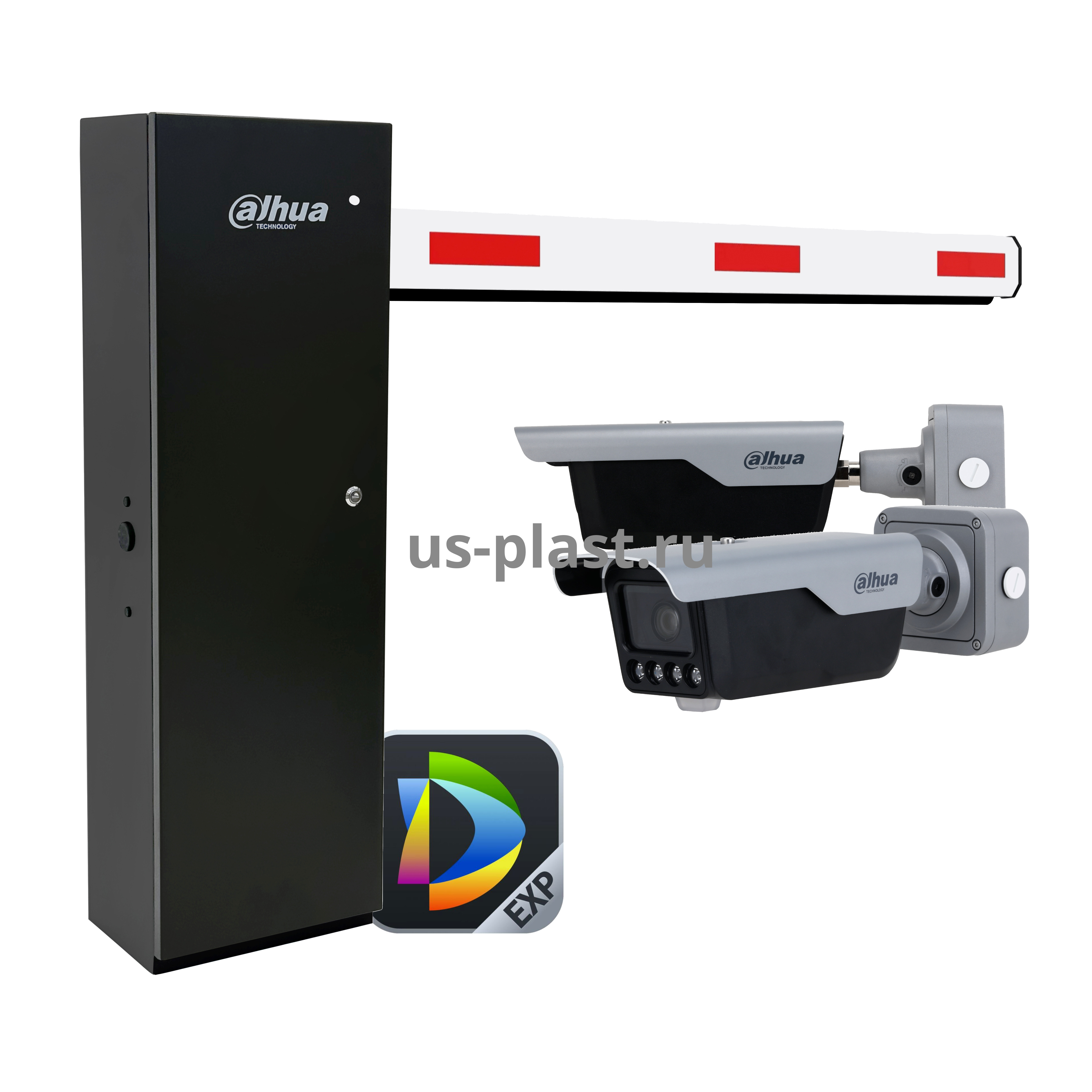 Комплект шлагбаума Dahua с распознаванием номеров автомобилей