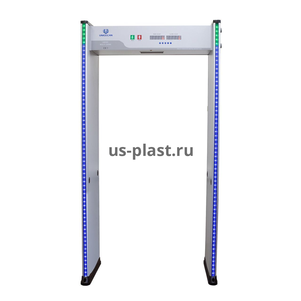 UNIQSCAN UB500(18)T 1000 мм, арочный стационарный металлодетектор с измерением температуры тела. Фото N10