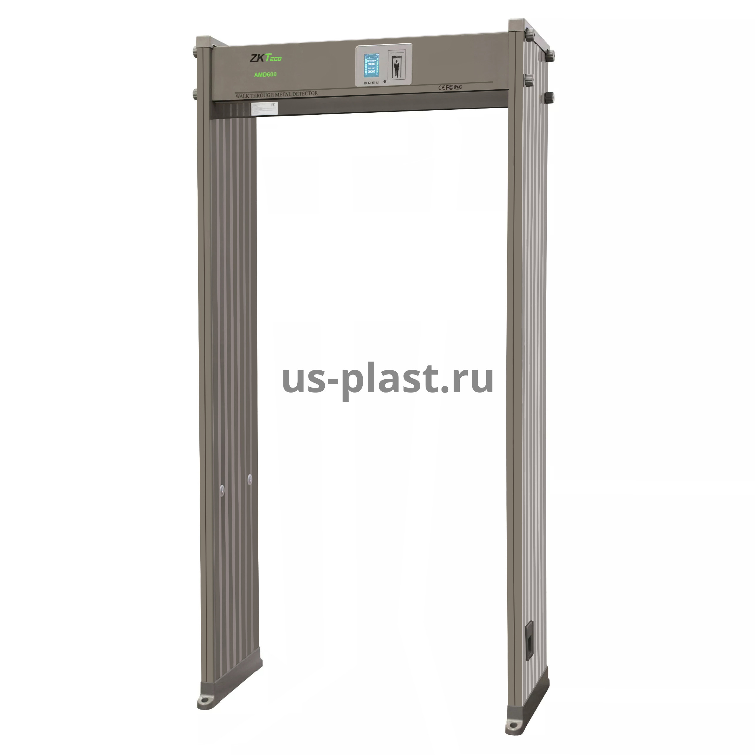 ZKTeco AMD600 (1000 мм) арочный металлодетектор, 6 зон детекции