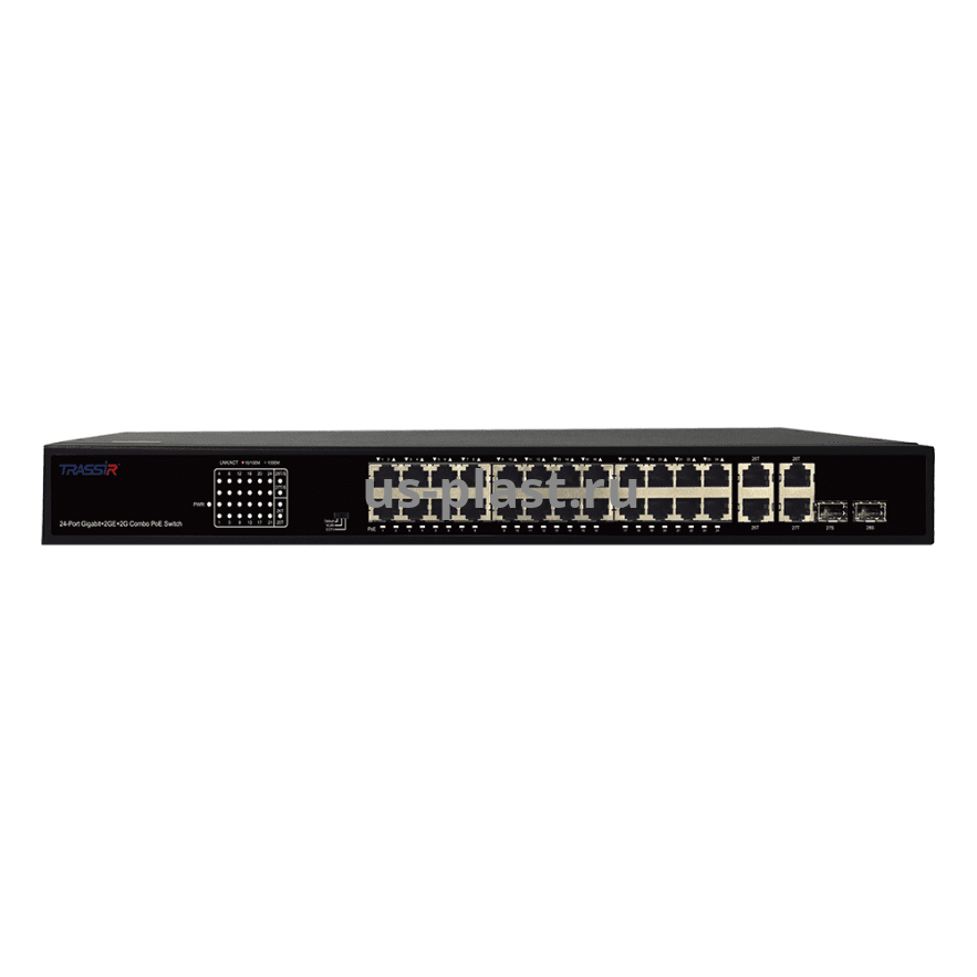 TRASSIR TR-NS14282С-370-24POE неуправляемый PoE-коммутатор
