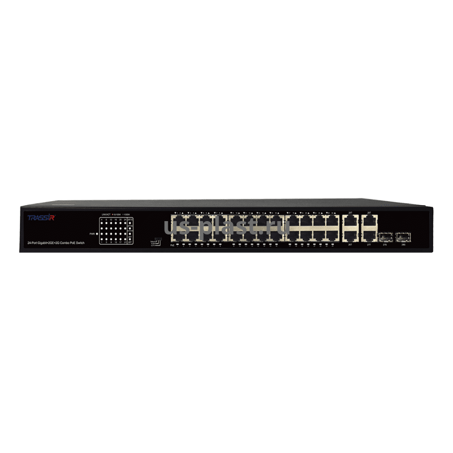 TRASSIR TR-NS14282С-370-24POE неуправляемый PoE-коммутатор