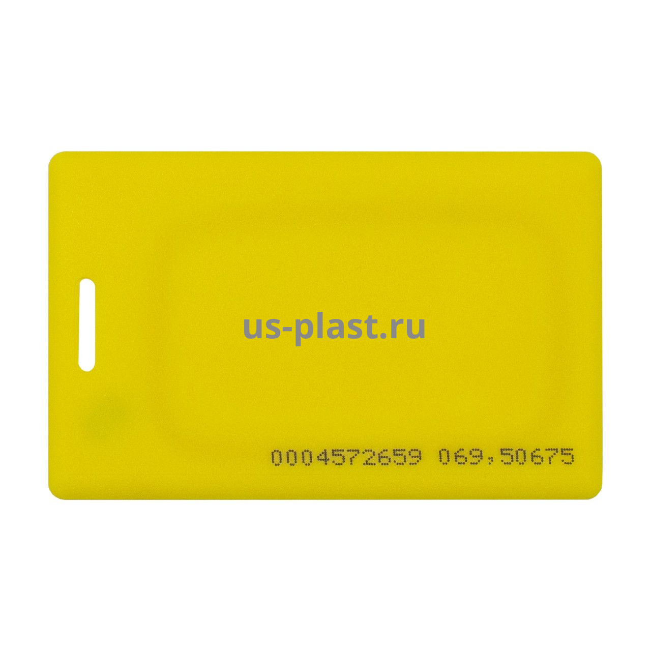 RFID карта EM-Marine Clamshell YELLOW (толстая) с номером