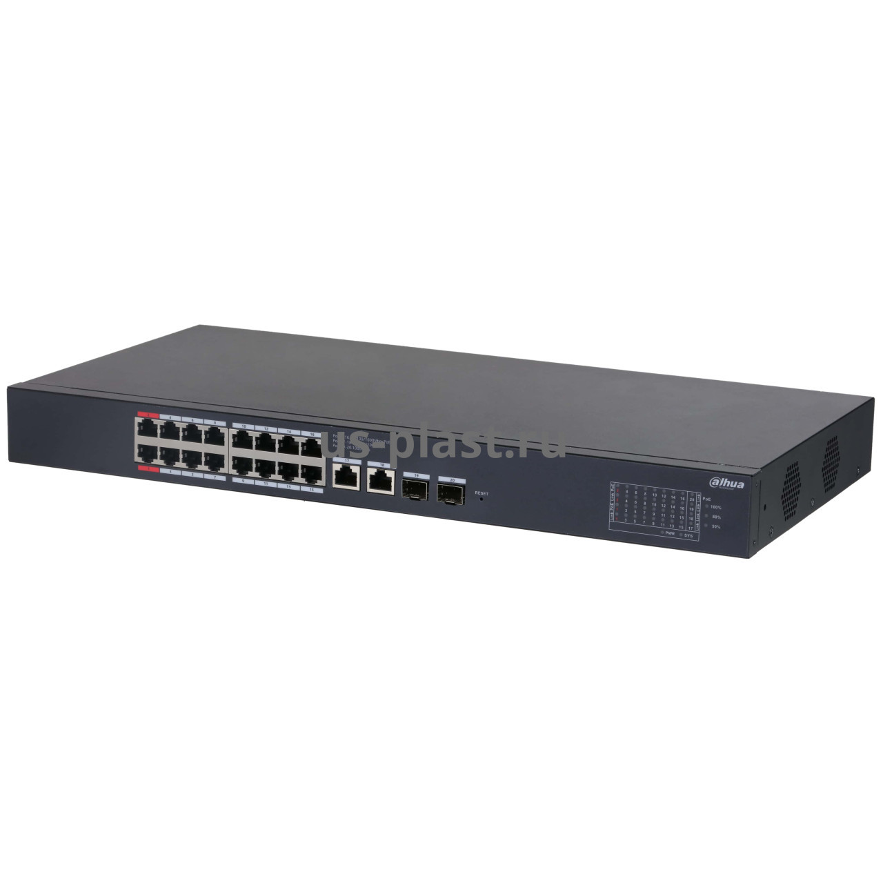 Dahua DH-CS4220-16GT-135, 16-портовый PoE коммутатор