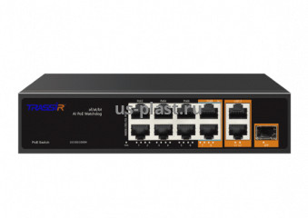 TRASSIR TR-NS13111S-120-8PoE неуправляемый PoE-коммутатор в Санкт-Петербурге