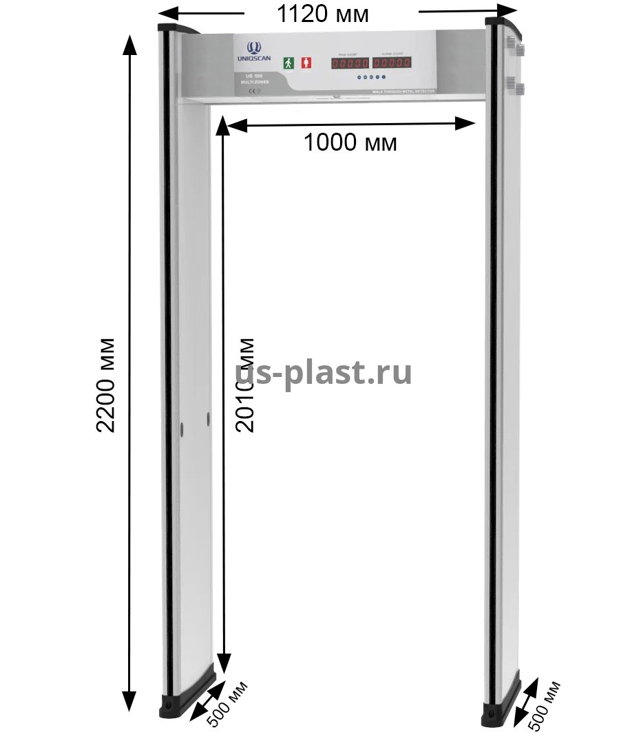 UNIQSCAN UB500(6) 1000 мм, арочный стационарный металлодетектор. Фото N2 в Санкт-Петербурге
