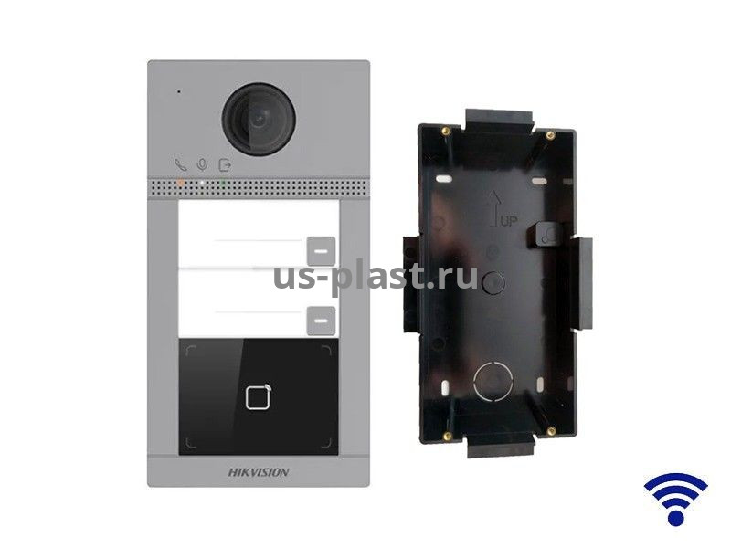 Hikvision DS-KV8213-WME1/Flush, многоабонентская вызывная панель IP видеодомофона. Фото N2