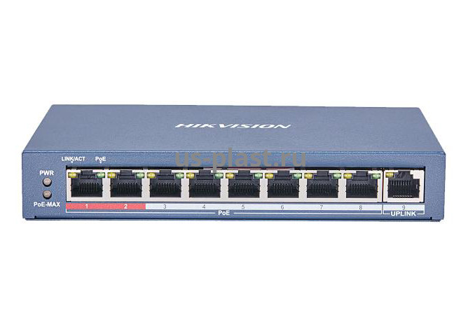 Hikvision DS-3E0109P-E (C) неуправляемый PoE-коммутатор