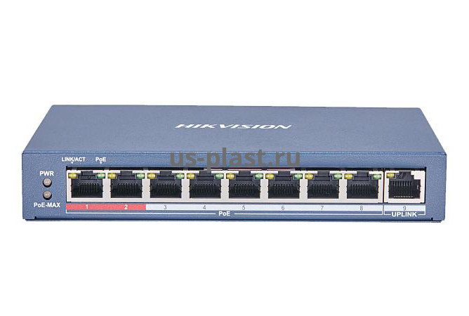 Hikvision DS-3E0109P-E (C) неуправляемый PoE-коммутатор