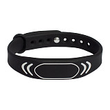 RFID браслет EM-Marine (SPORT) ЧЕРНЫЙ, силиконовый с застёжкой