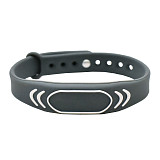 RFID браслет EM-Marine (SPORT) СЕРЫЙ, силиконовый с застёжкой