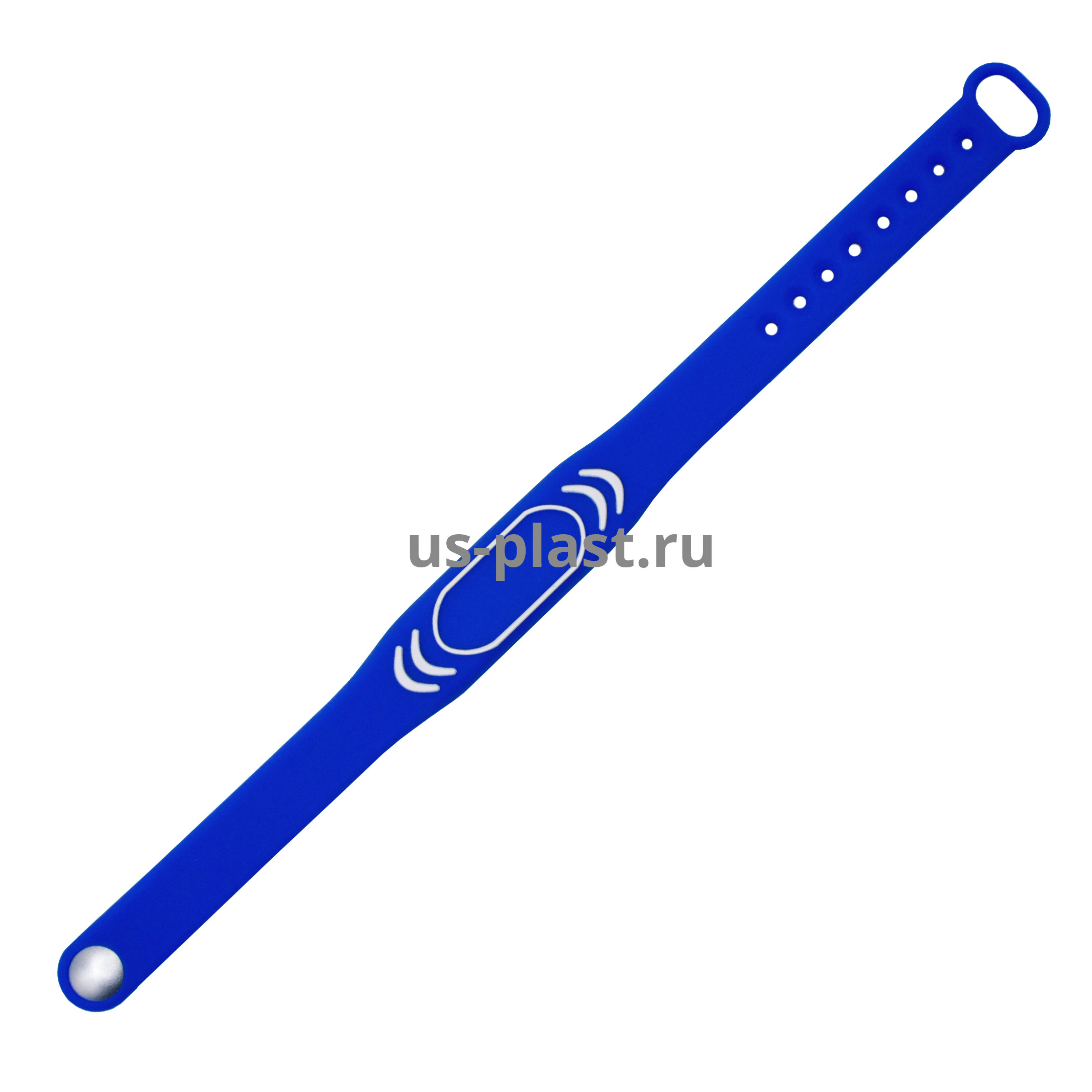 RFID браслет T5577 перезаписываемый (SPORT-TEMIC) СИНИЙ, с застёжкой. Фото N3