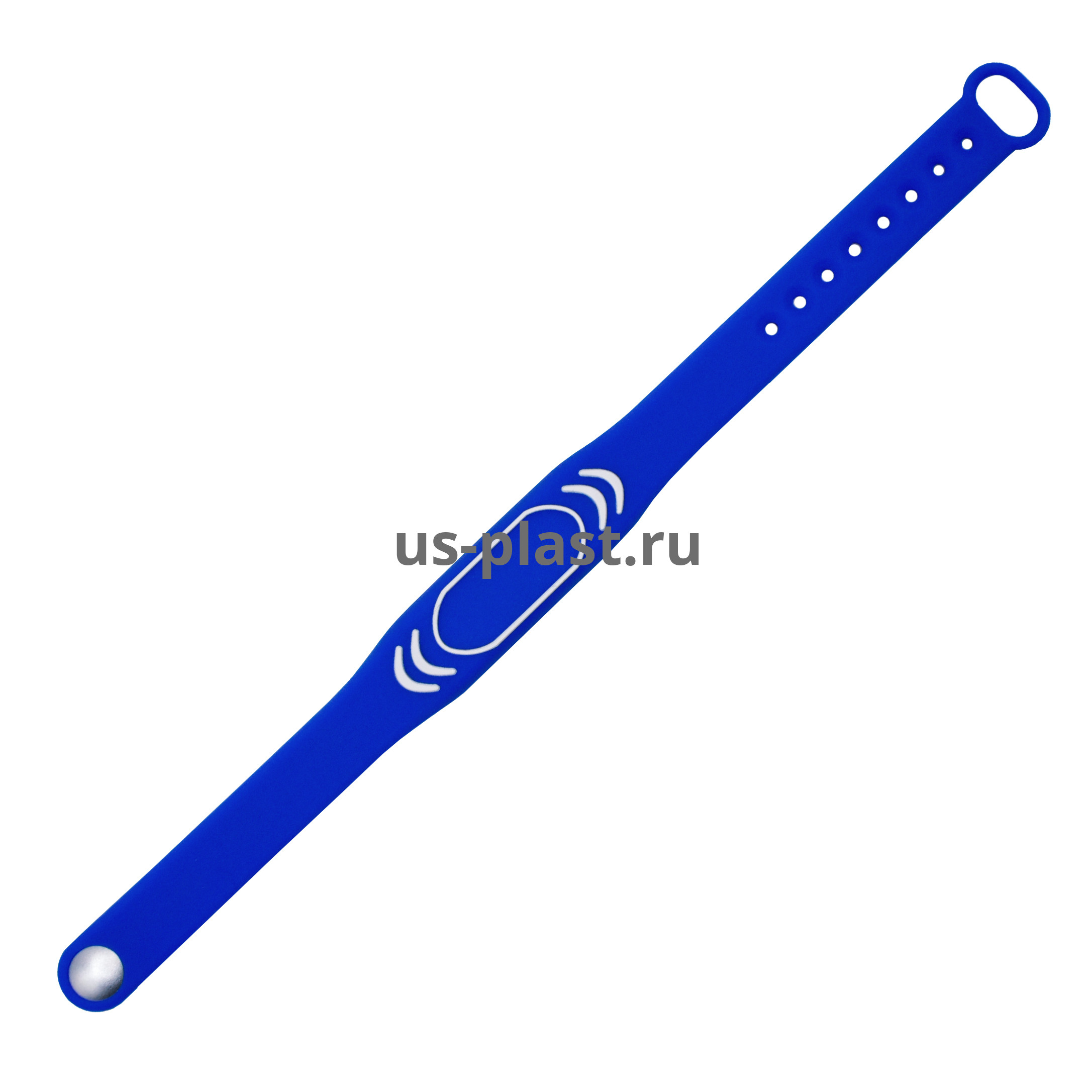 RFID браслет T5577 перезаписываемый (SPORT-TEMIC) СИНИЙ, с застёжкой. Фото N3