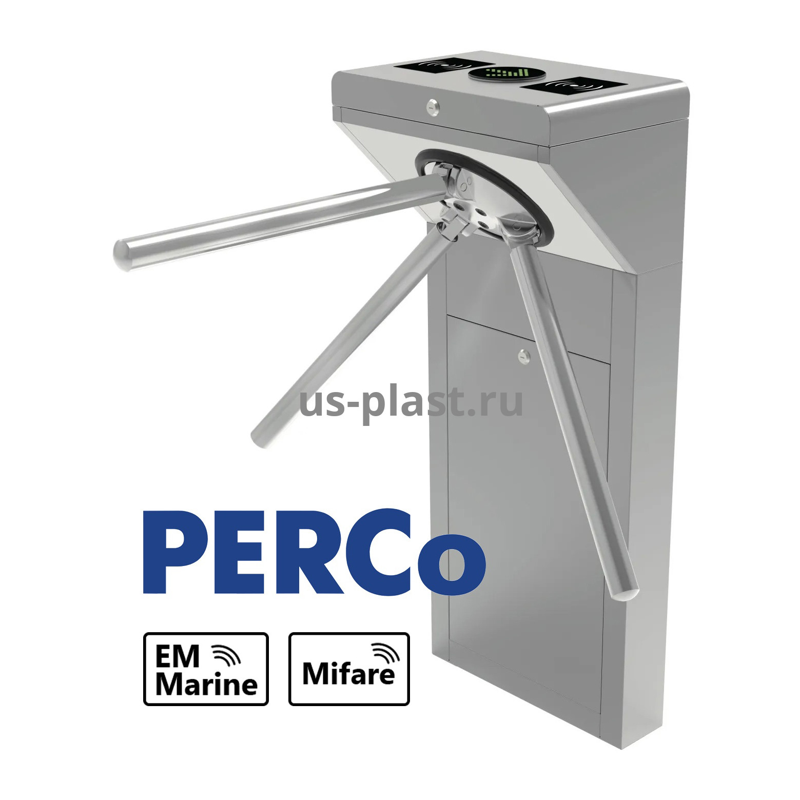 ZKTeco TS1011 Plus [PERCo, EM/MF] турникет-трипод (электронная проходная) с контроллером и считывателями RFID карт