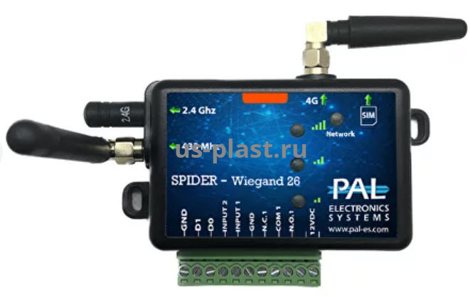 PAL-ES GSM SG314-GI-WR (SPIDER Wiegand 26) GSM модуль управления шлагбаумом и воротами