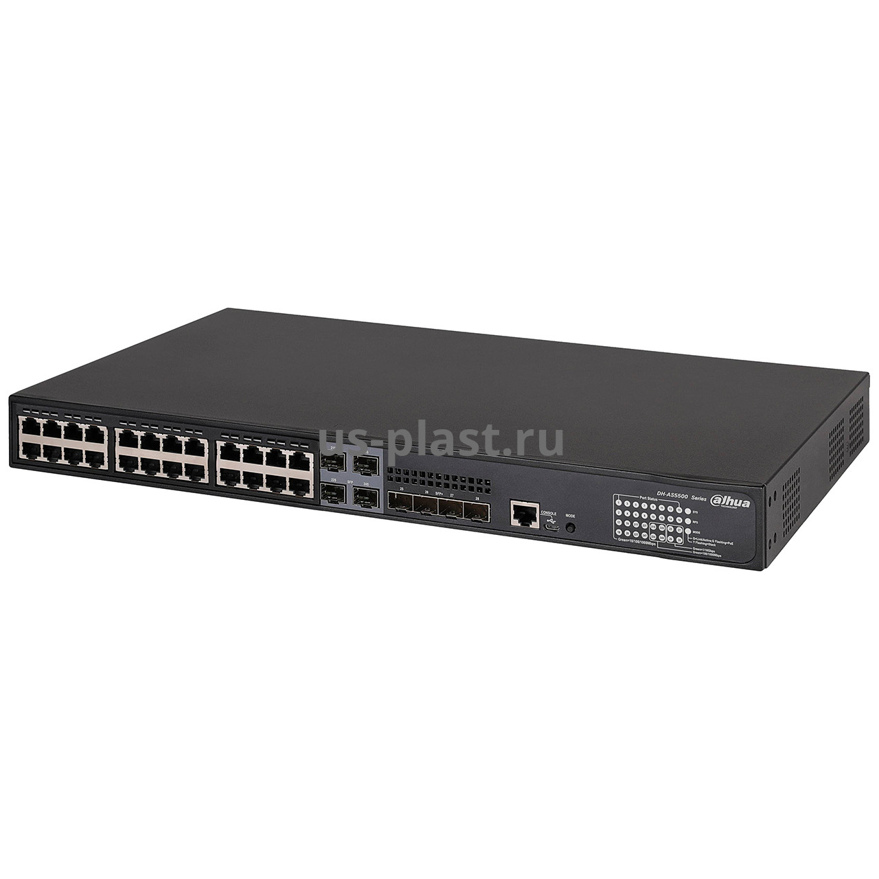 Dahua DH-AS5500-24GT4XF-370, 28-портовый управляемый коммутатор c PoE