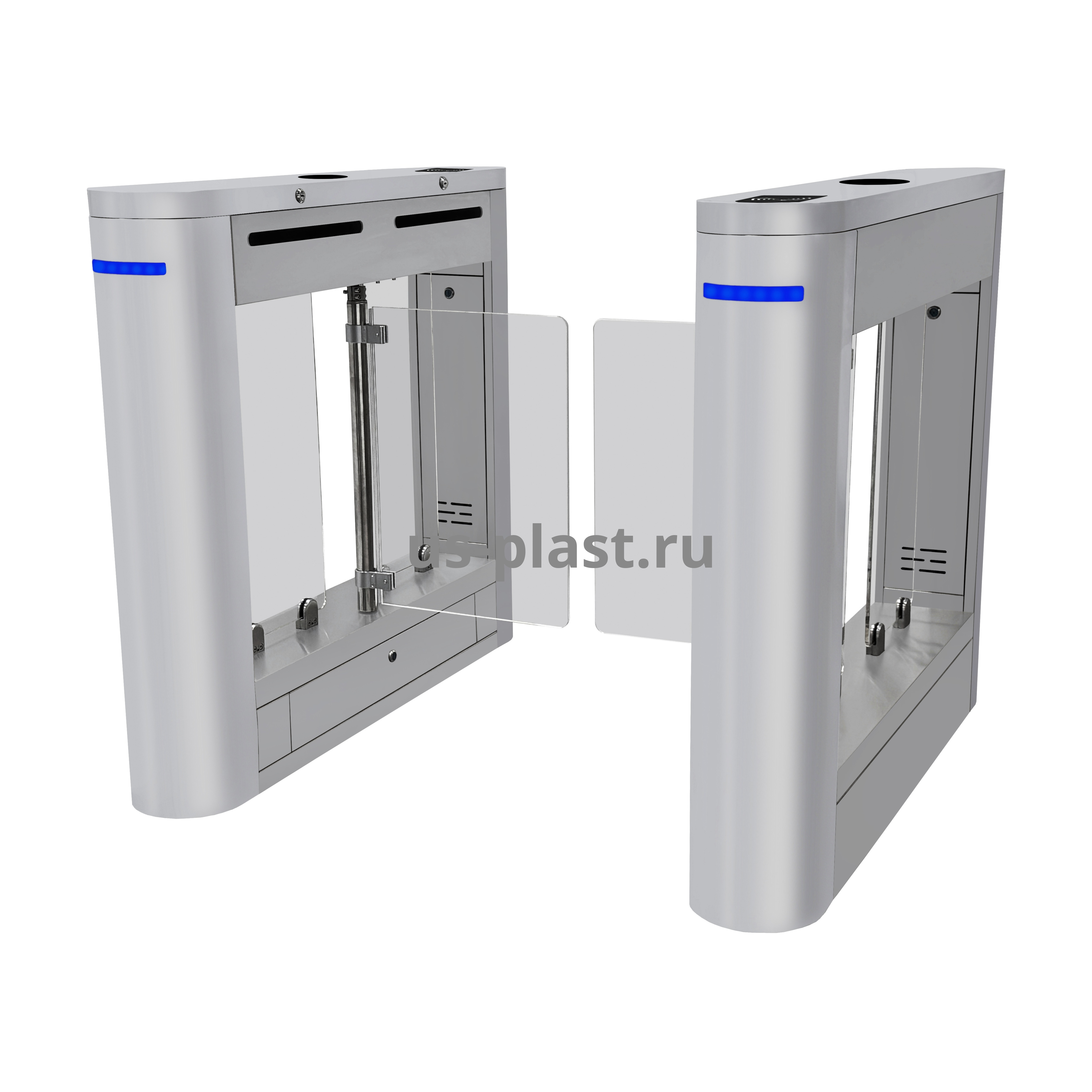 Распашной турникет Karsun JS-XBZ002 (800 мм) два боковых модуля. Фото N2