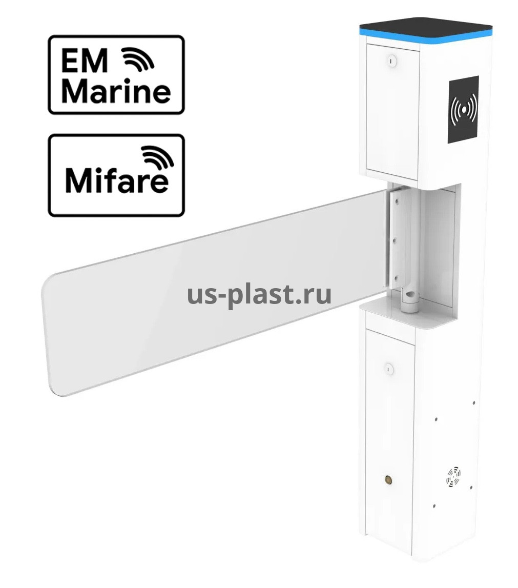 ZKTeco SBT2011S [EM/MF] (White) распашной турникет (электронная проходная) с контроллером и считывателями RFID карт