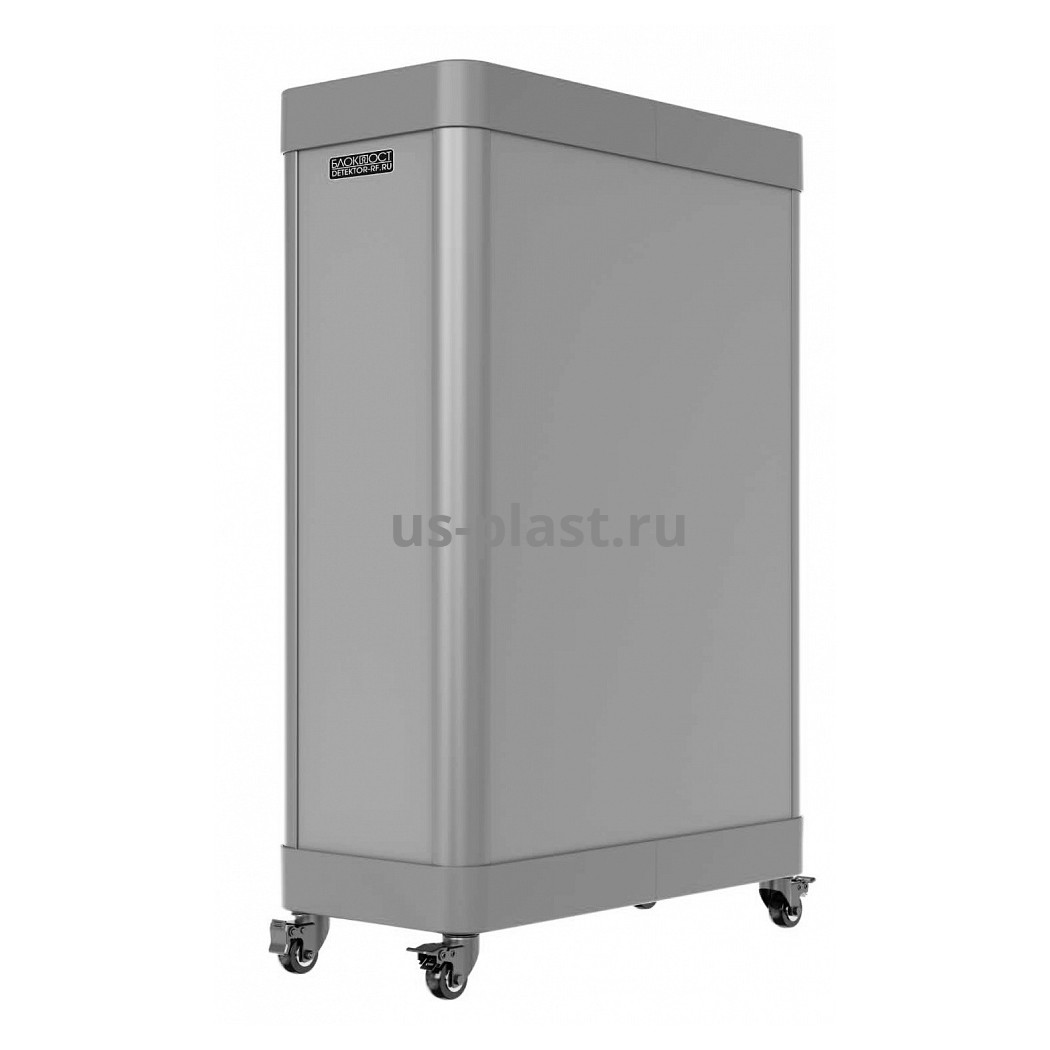 Тумба досмотровая БЛОКПОСТ (светло-серый) с колесами