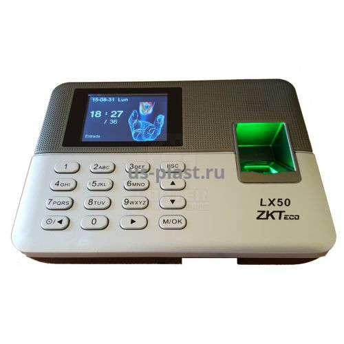 ZKTeco LX50, биометрический терминал учета рабочего времени. Фото N2