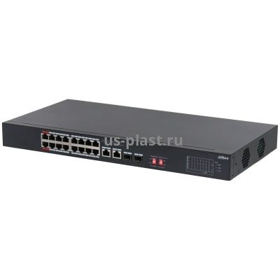 Dahua DH-S3218-16ET-190, неуправляемый коммутатор с PoE в Санкт-Петербурге