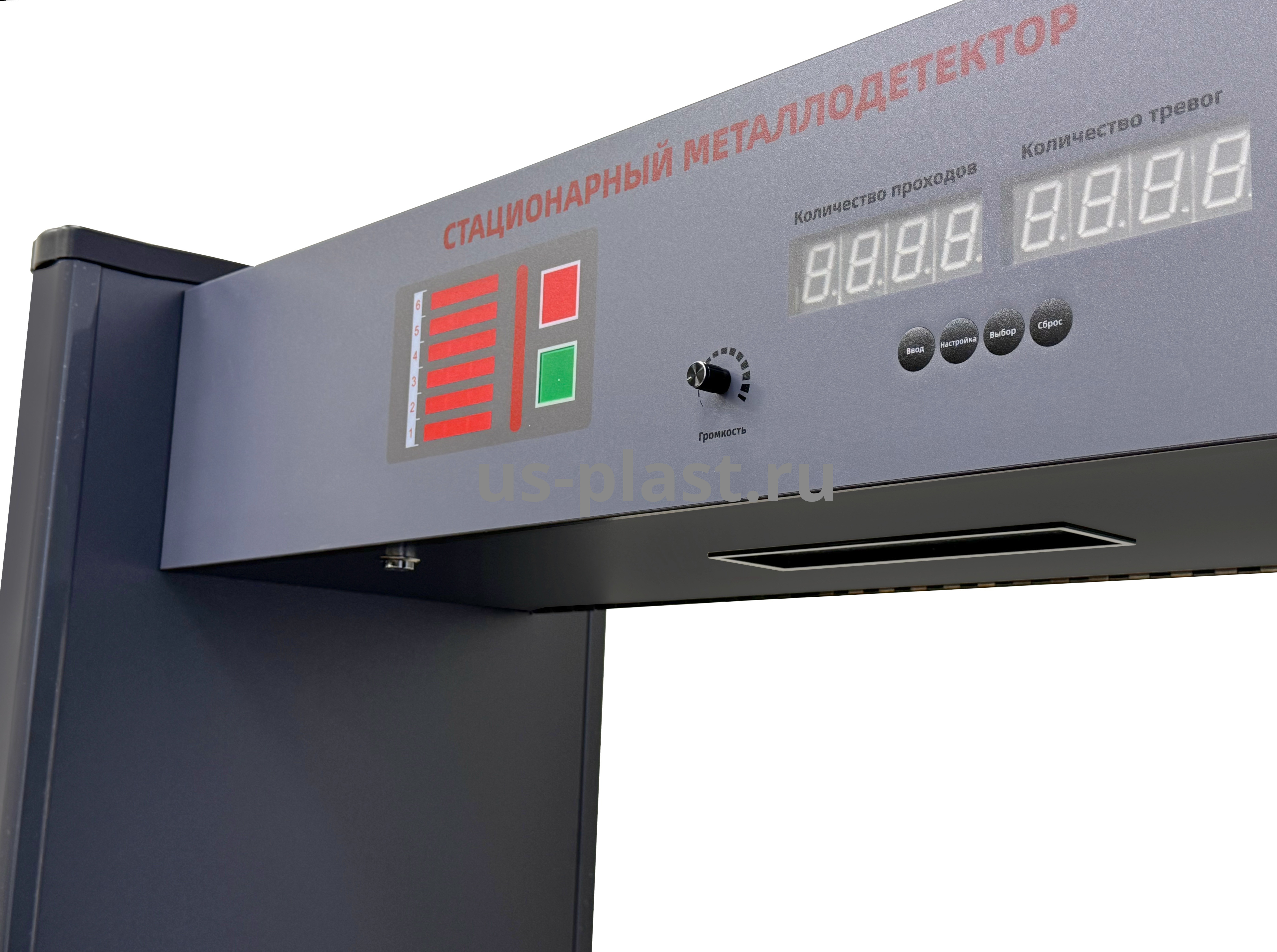 Арочный стационарный металлодетектор JT-100 (1000 мм) 6 зон детекции. Фото N6