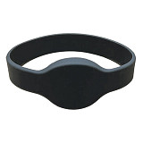 Силиконовый RFID браслет EM-Marine (OVAL) ЧЕРНЫЙ, диаметр 65 мм