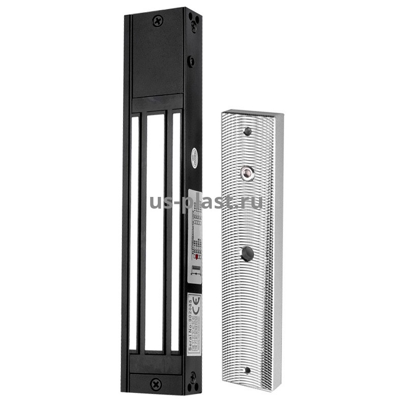 Накладной электромагнитный замок EL-600ST (Black) с силой удержания 280 кг
