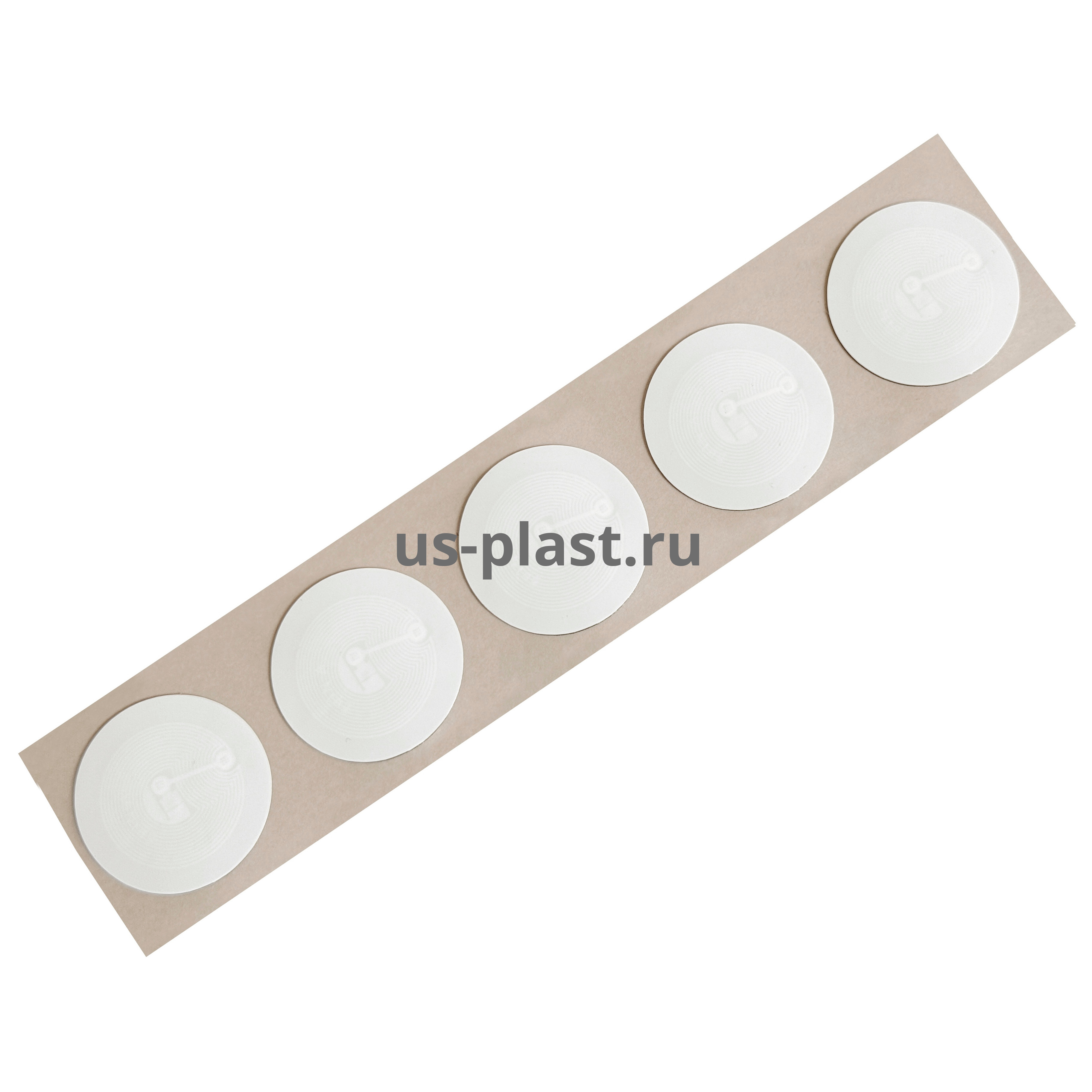 RFID метка-наклейка MIFARE 1K (Anti-Metal Paper TAG) самоклеящаяся бумажная этикетка. Фото N2
