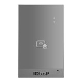 BAS IP CR-02BD SILVER, сетевой считыватель карт