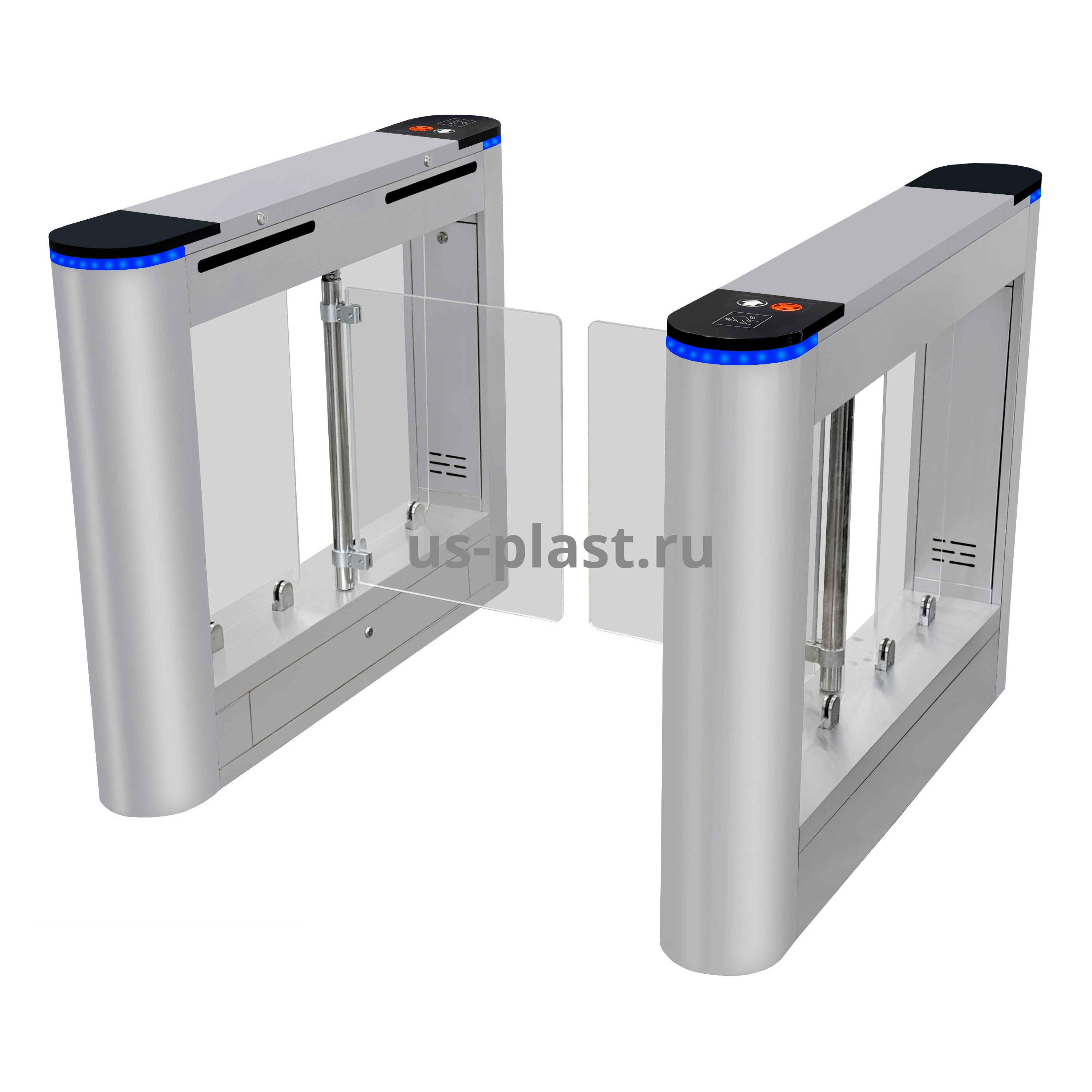 Распашной турникет Karsun JS-XBZ004 (900 мм) два боковых модуля