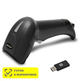 Mertech CL-2310 BLE Dongle P2D USB Black (4812), беспроводной 2D сканер штрих-кода, черный
