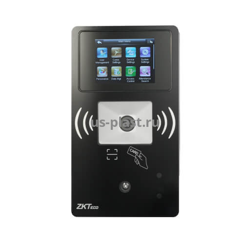 ZKTeco BR1200 [PBE], автономный биометрический терминал со считывателем RFID карт и QR-кодов. Фото N2