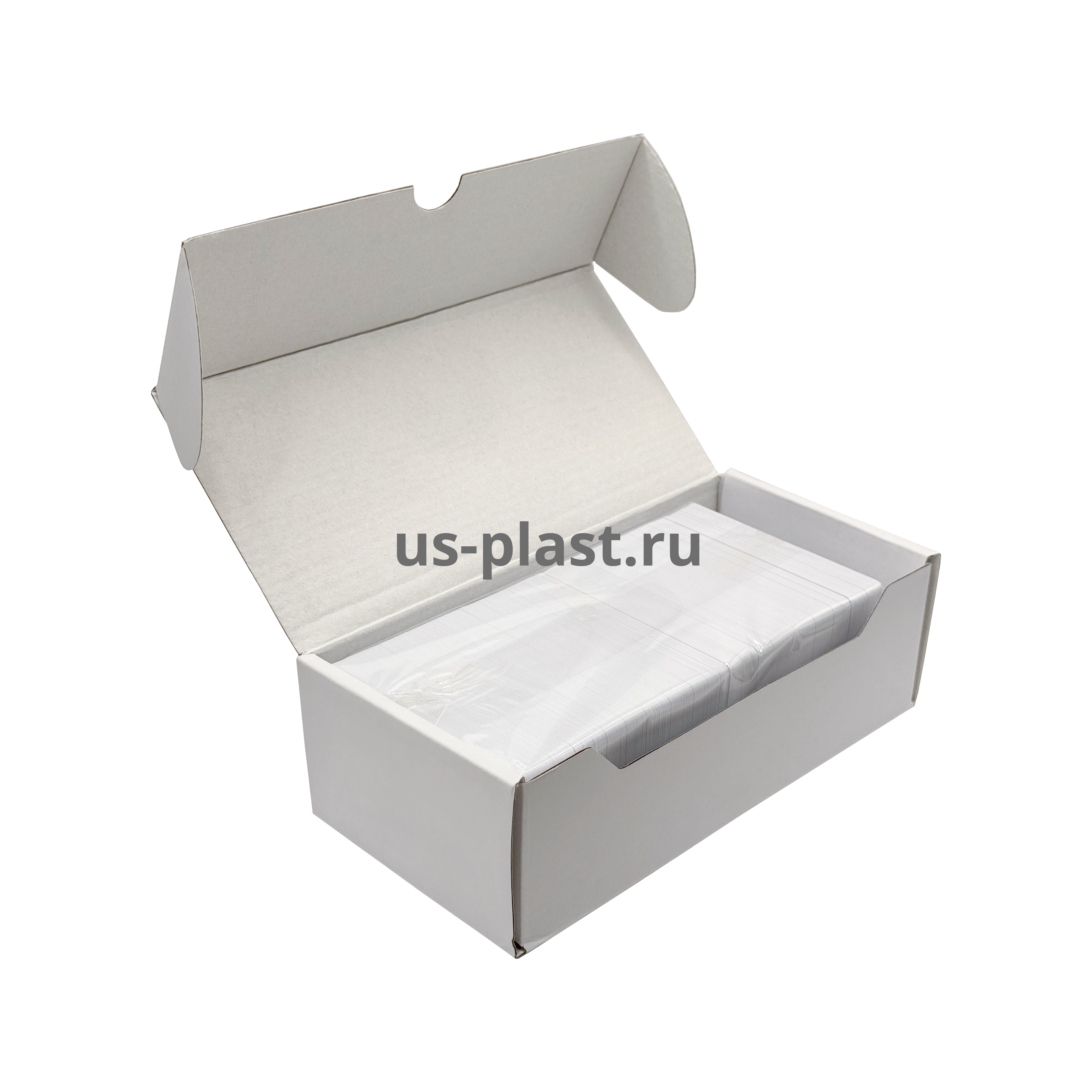 Комбинированная тонкая RFID карта UHF + MIFARE 1K (с номером). Фото N2