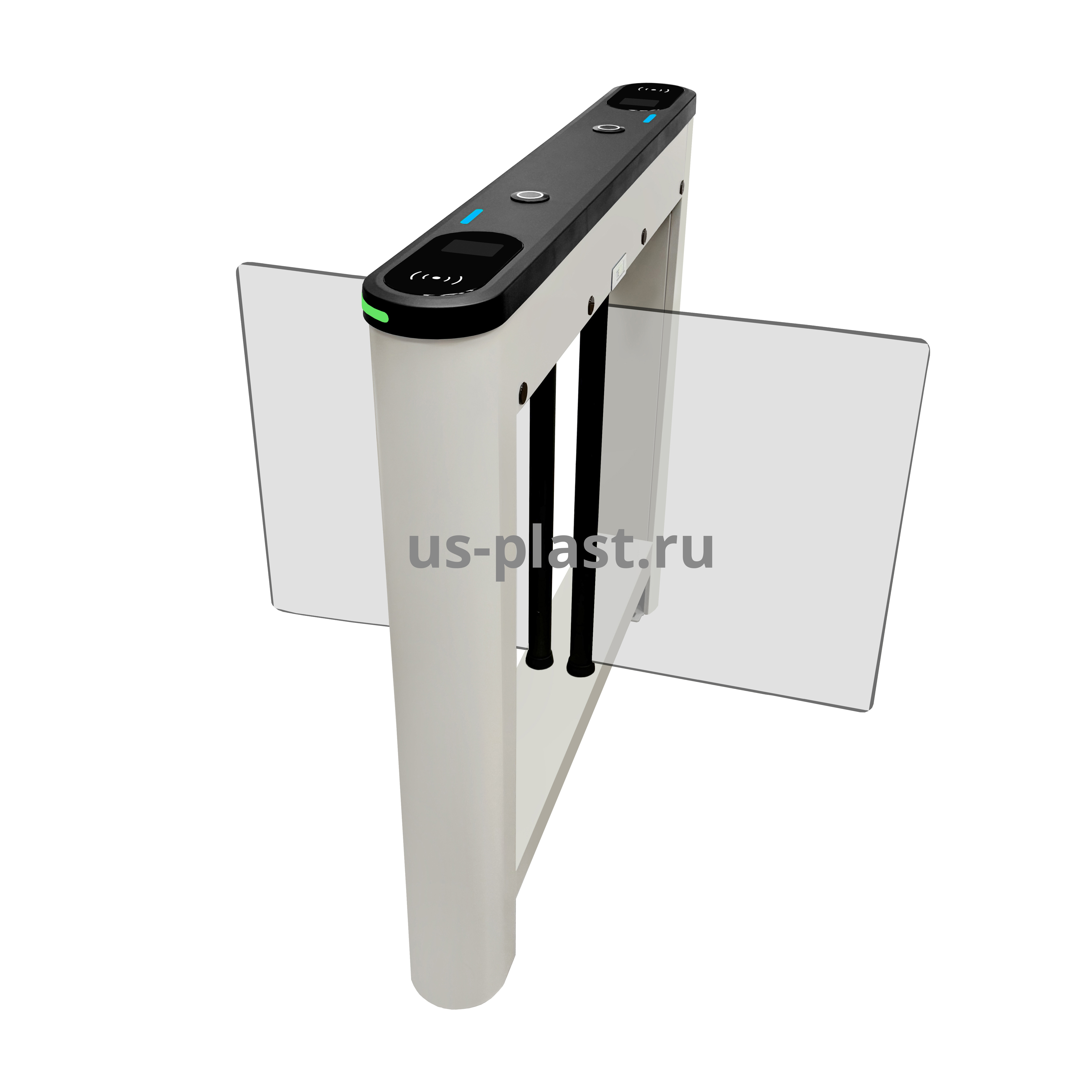 ZKTeco Saturn-S1200 (900 мм) скоростной турникет с распашными створками, центральный модуль