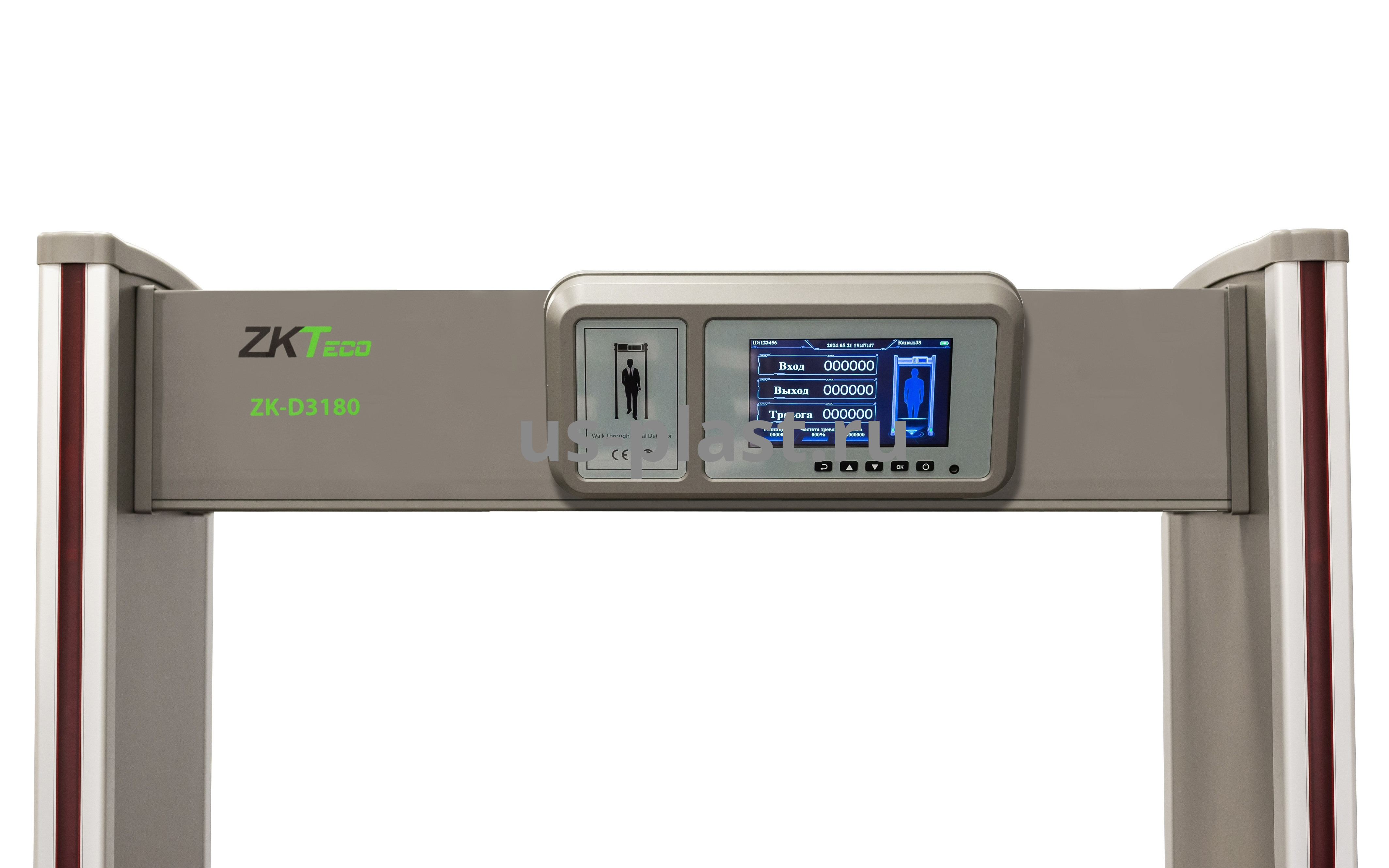 ZKTeco ZK-D3180 (1000 мм) арочный стационарный металлодетектор с увеличенной шириной прохода. Фото N3
