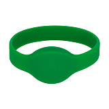 Силиконовый RFID браслет EM-Marine (OVAL) ЗЕЛЕНЫЙ, диаметр 65 мм
