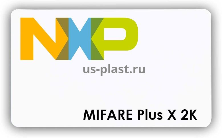 Смарт карта доступа NXP MIFARE Plus X 2K (7B UID) ISO