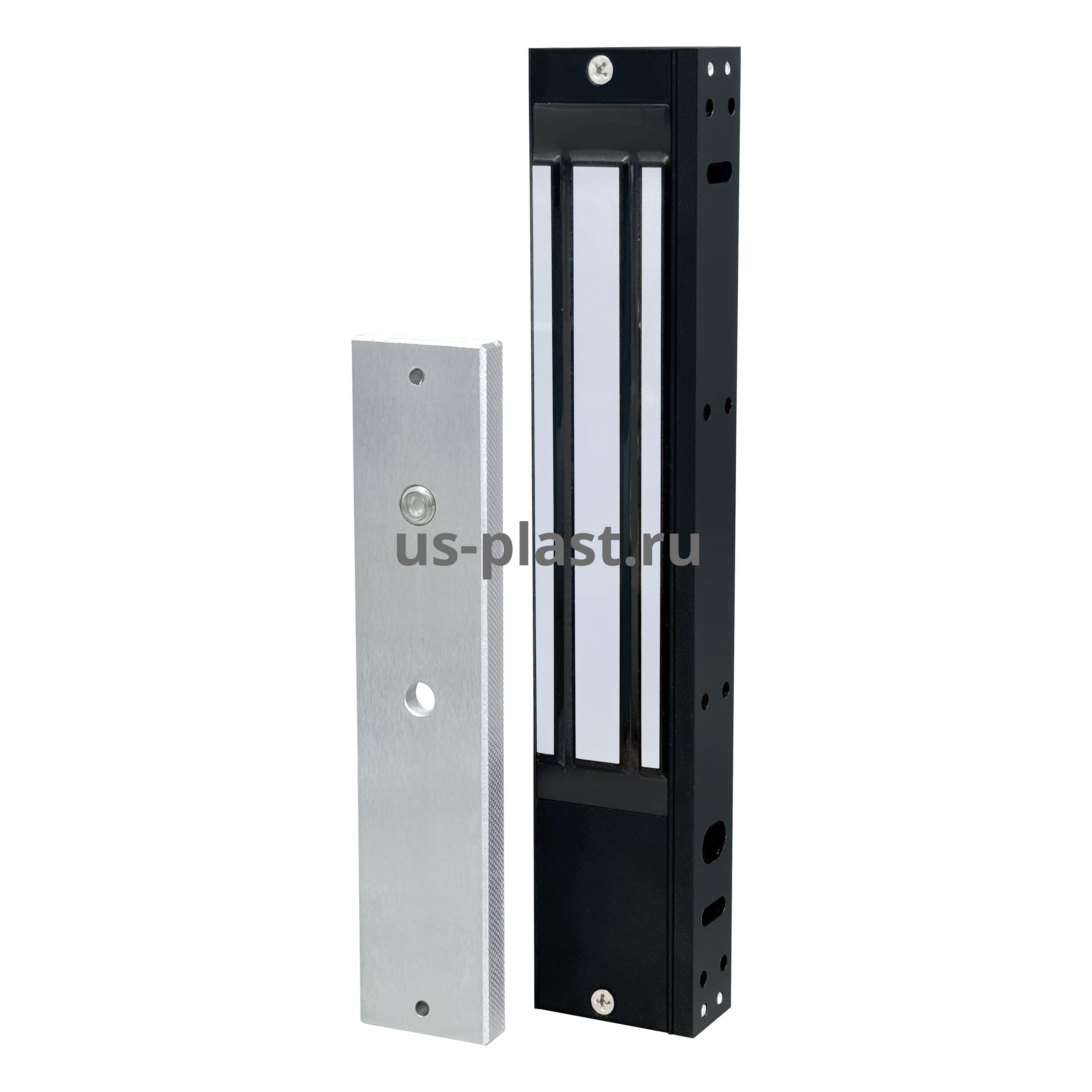 Электромагнитный замок FORTEK EL-600ST (Black) с силой удержания 280 кг