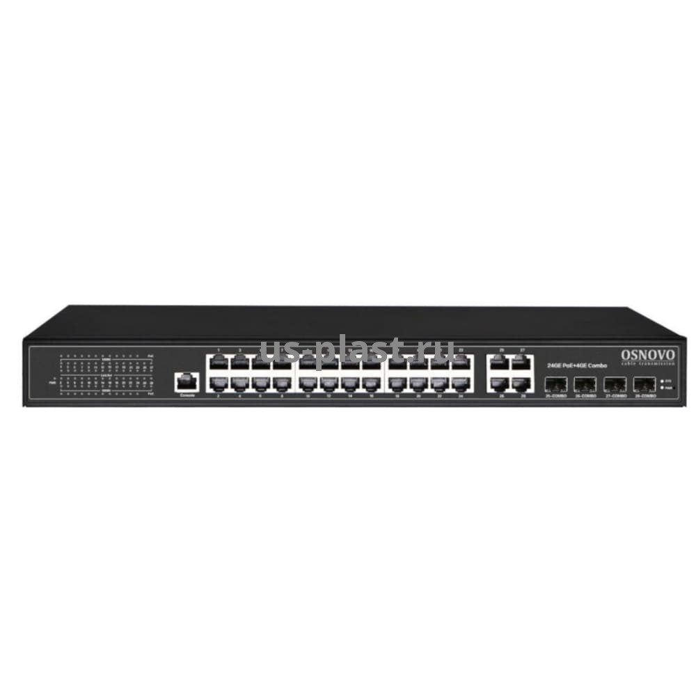 OSNOVO SW-8244/L(400W) управляемый PoE-коммутатор