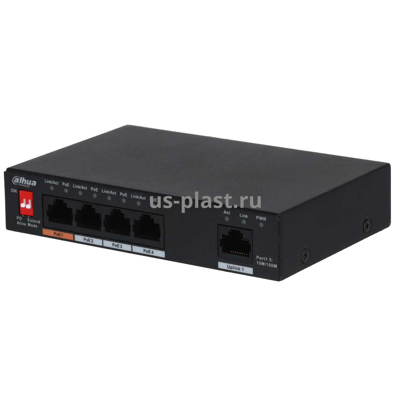 Dahua DH-PFS3005-4ET-60, неуправляемый коммутатор с РоЕ