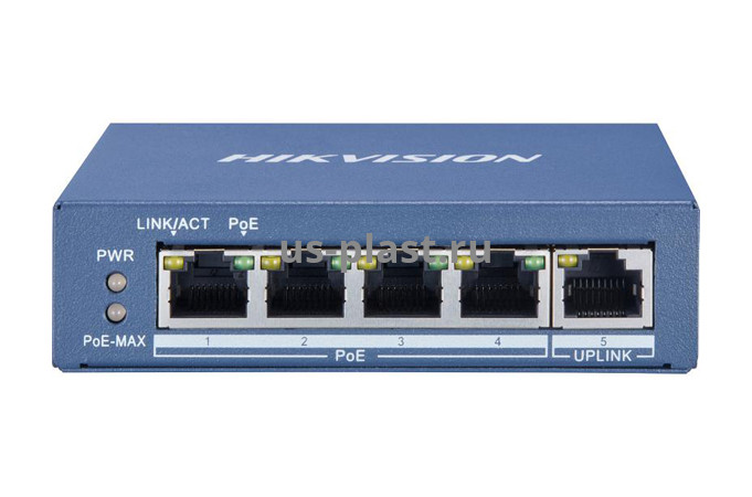 Hikvision DS-3E0505P-E неуправляемый PoE-коммутатор