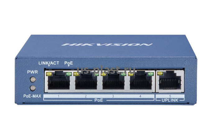 Hikvision DS-3E0505P-E неуправляемый PoE-коммутатор