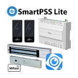 Dahua ACS-S1-TA KIT (MF) комплект СКУД на 1 дверь с учетом рабочего времени по картам