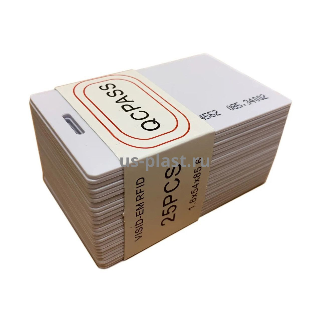 RFID карта комбинированная EM-Marine + MIFARE 1K Clamshell (толстая) с номером. Фото N3