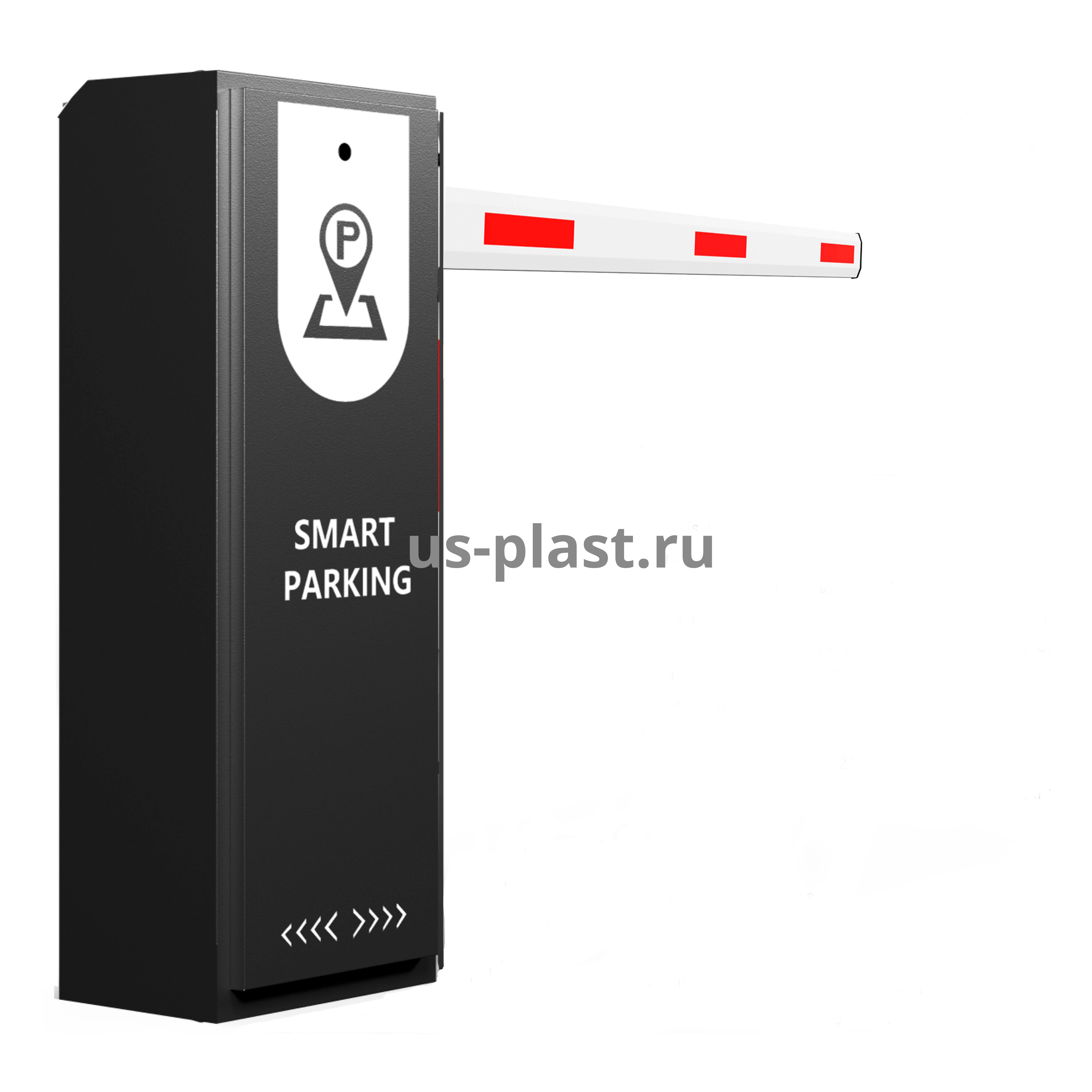 Автоматический шлагбаум BG-609TB Black (6M) BATTERY с телескопической стрелой 6 м и батареей резервного питания в Санкт-Петербурге